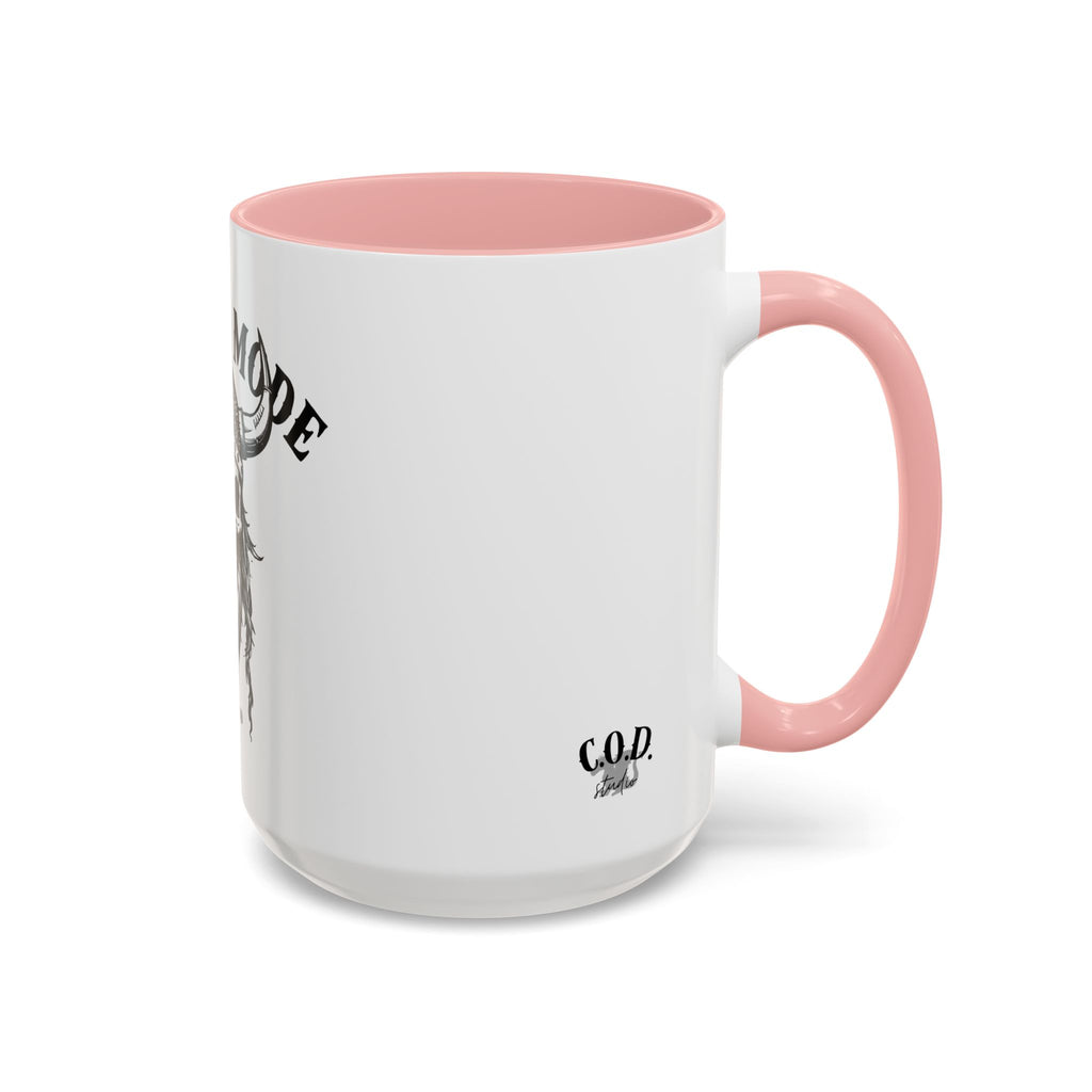 Viking Mode Skull Viking Mug | Accent Coffee Mug 11oz 15oz