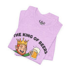 The King of Beers Tee | Leprechaun Holding Beer, St. Patrick's Day Shirt