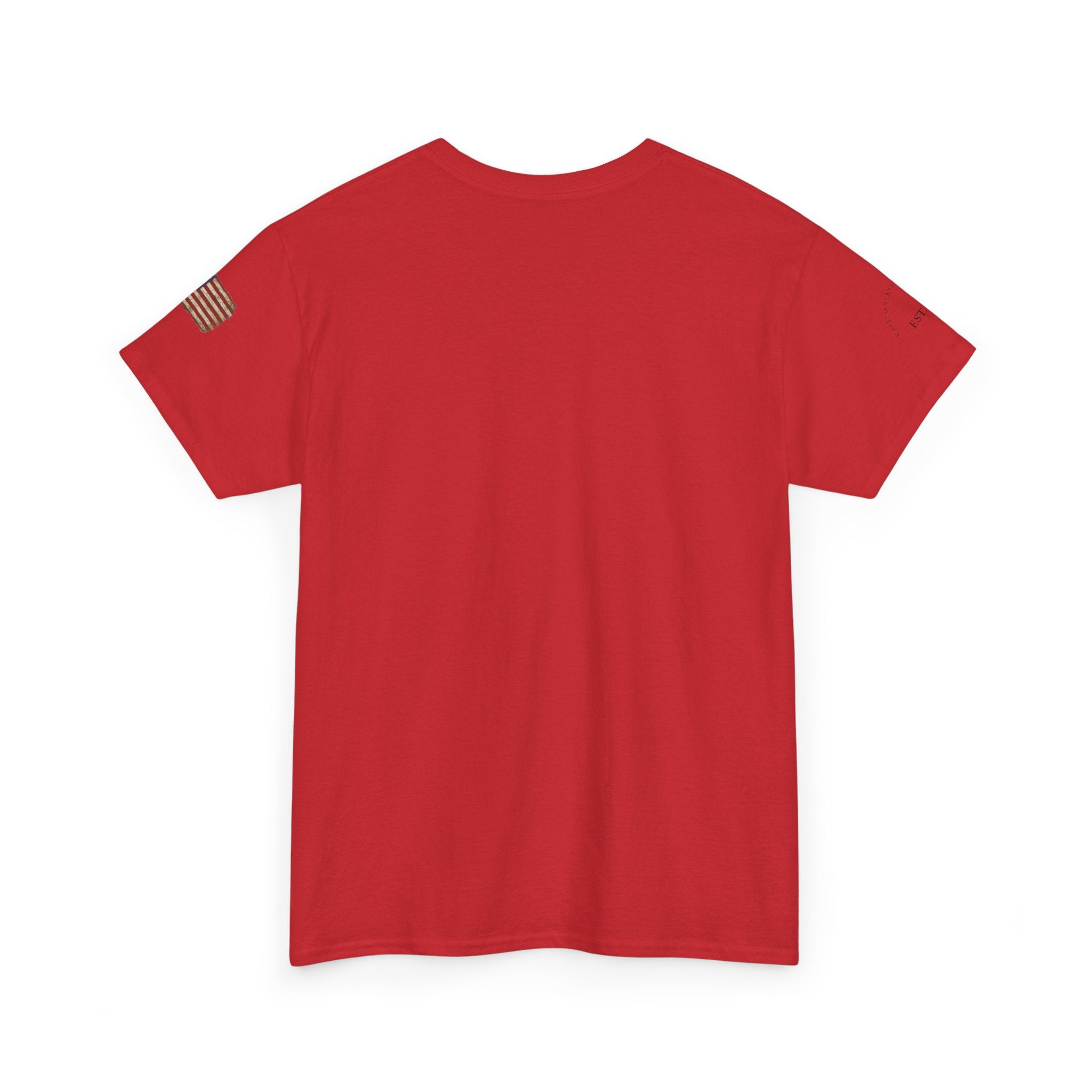 Patriotic Soldier Silhouette Tee — American Flag Military Veteran T-Shirt