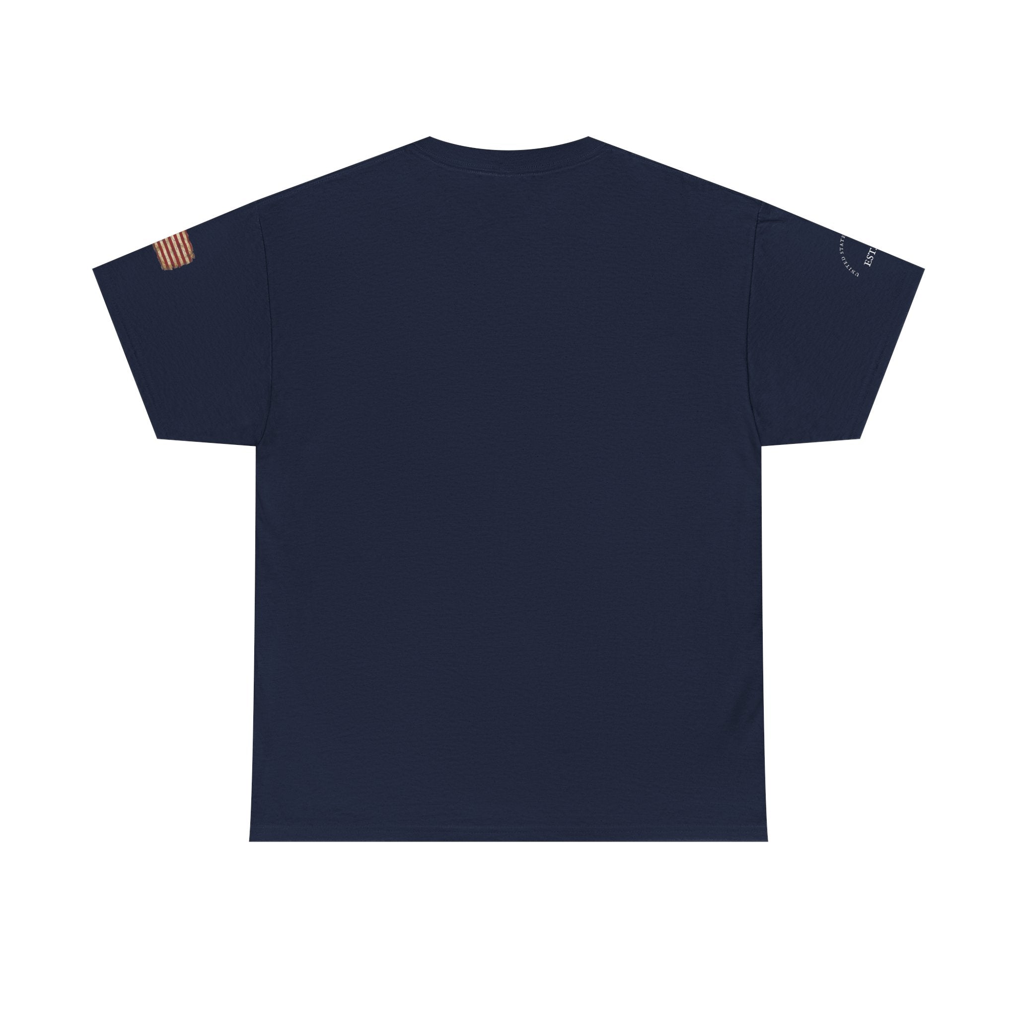 Patriotic Soldier Silhouette Tee — American Flag Military Veteran T-Shirt