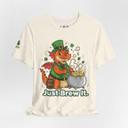 Leprechaun Dragon Brewing 'Just Brew It' T-Shirt | St. Patrick's Day