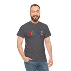 Marines Crayon Tee — “It’s okay, we can’t spell it either” Military Humor T-Shirt
