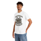 T-Shirt — "E-4 Mafia" Graphic Tee: "When You Want It Done, But You Don’t Care How" Vintage-Style Food Humor