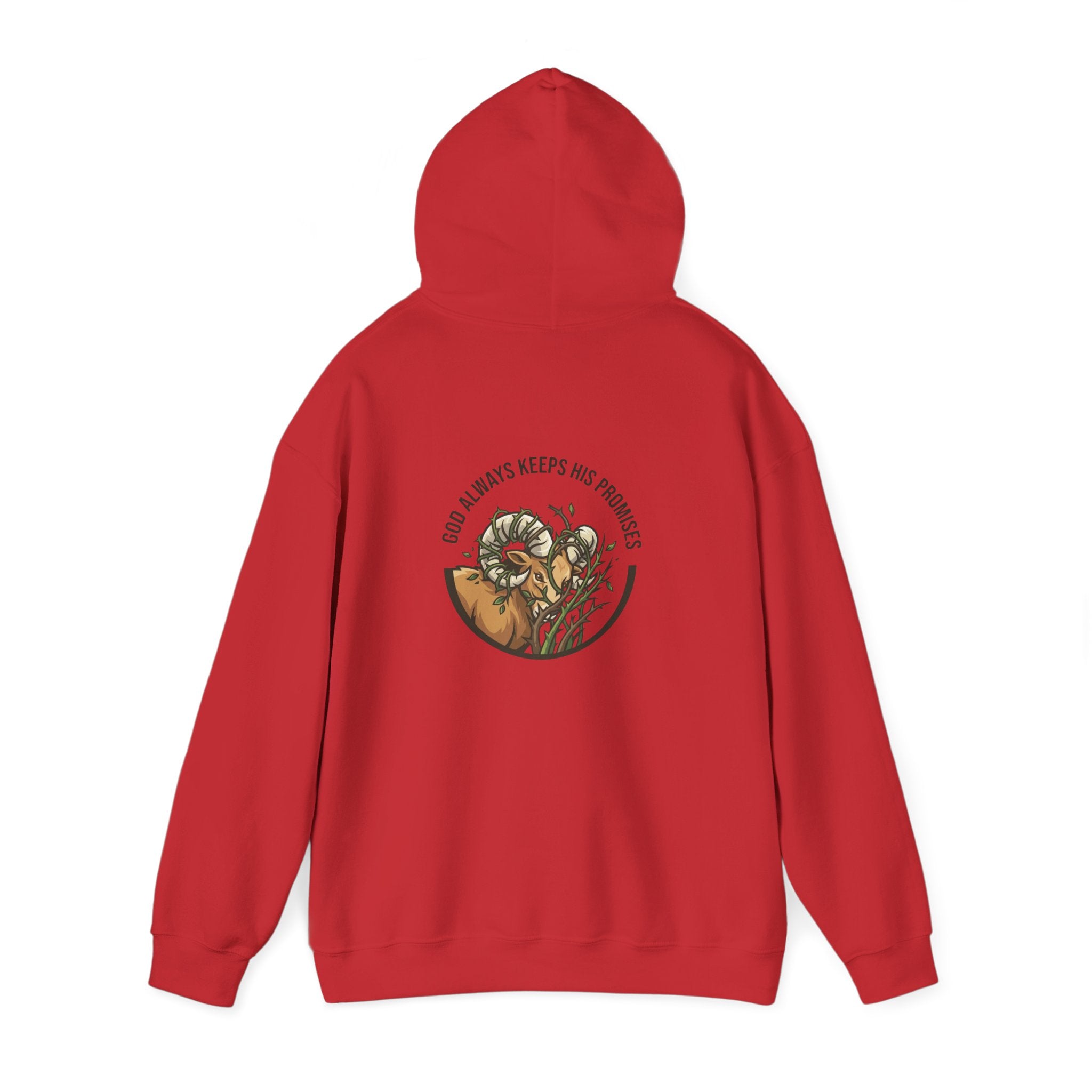 God Always Keeps His Promises hoodie | Ram Antlers Faith Design