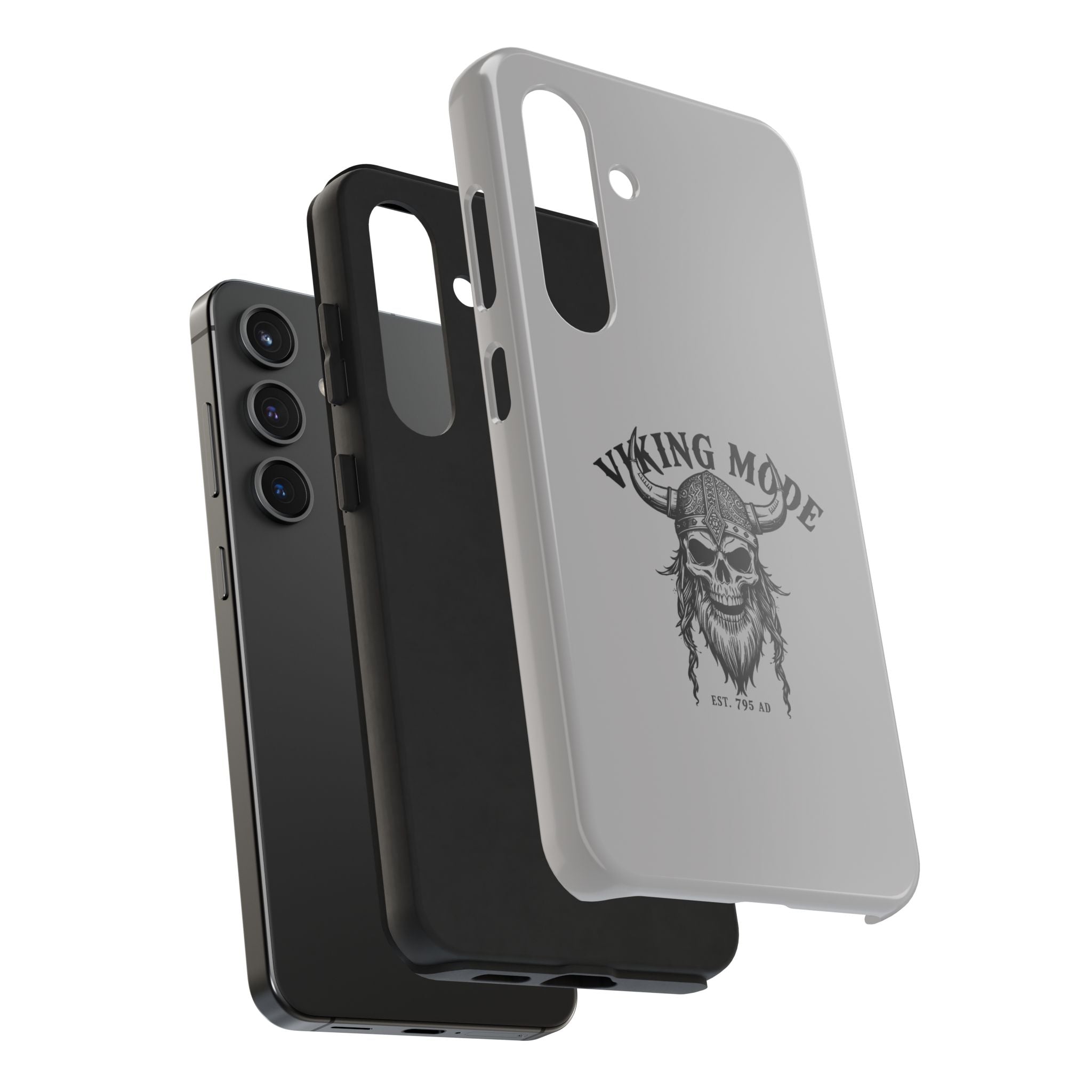 Viking Mode Skull Helmet phone case | Nordic warrior, est. 795 AD