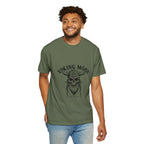 Viking Mode Skull Viking T-shirt | Norse Helmet Skull Graphic Tee