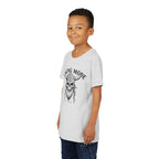Viking Mode Youth T‑Shirt — Skull Horned Helmet Graphic Tee for Kids
