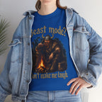Viking Campfire T-Shirt — "Beast mode? Don’t make me laugh" Graphic Tee