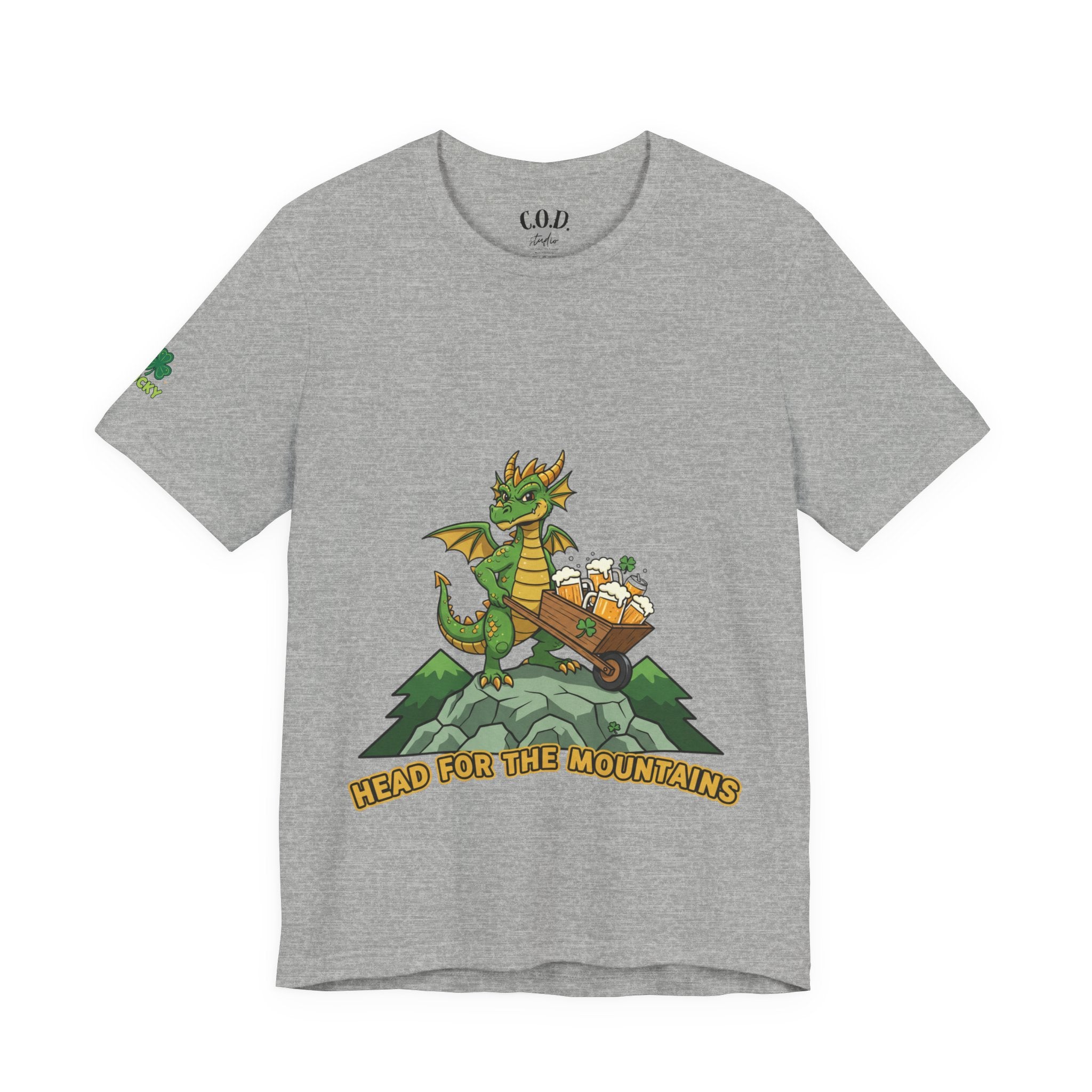 Dragon Hiking Cart tee | Head For The Mountains T-Shirt