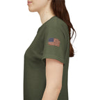 American Flag Kiss T‑Shirt – Patriotic USA Lip Print Tee for 4th of July