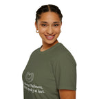 Halloween Bat Heart T-Shirt — "It's Always Halloween If You're Spooky at Heart"