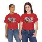 Patriotic Eagle American Flag T-Shirt — USA 1776 Military Tribute Tee