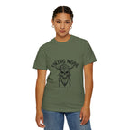 Viking Mode Skull Viking T-shirt | Norse Helmet Skull Graphic Tee