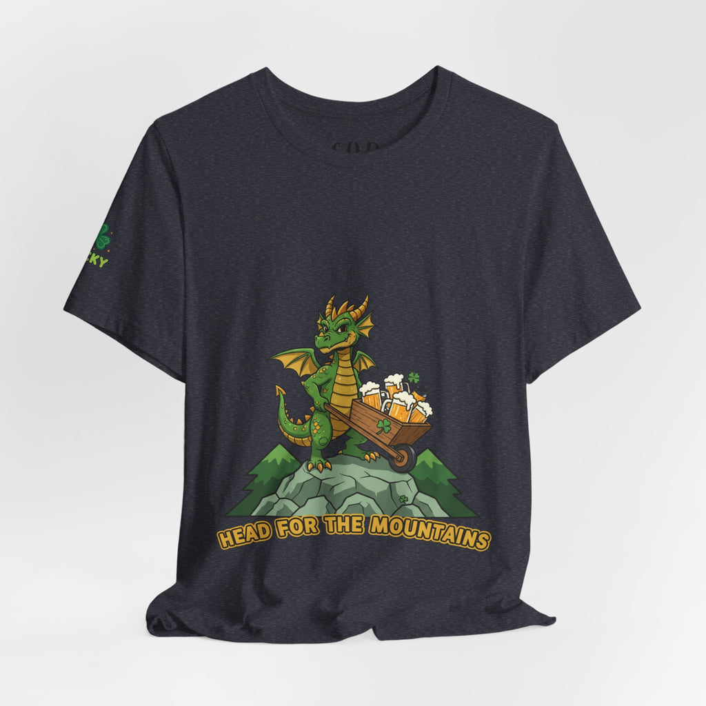 Dragon Hiking Cart tee | Head For The Mountains T-Shirt