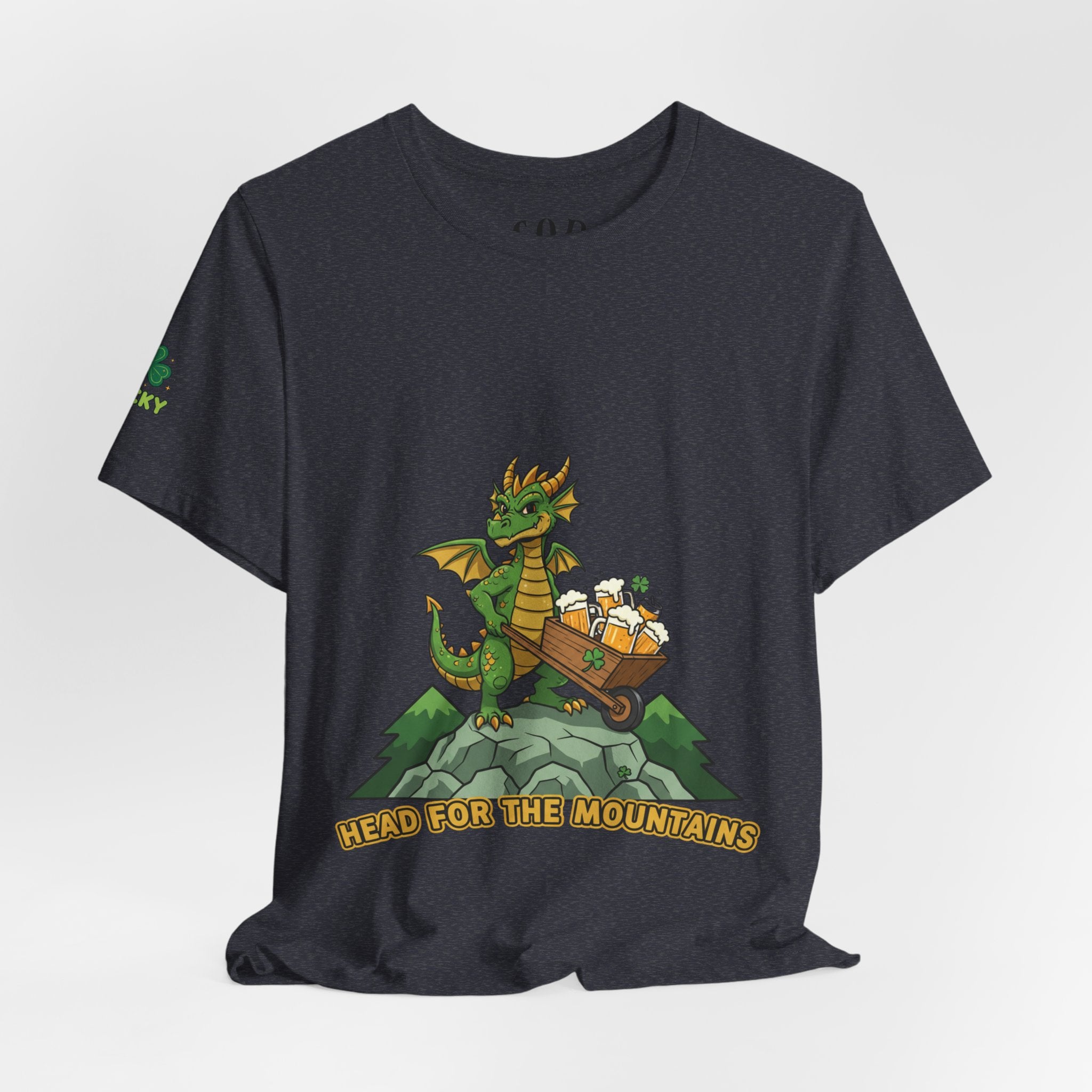 Dragon Hiking Cart tee | Head For The Mountains T-Shirt