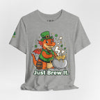 Leprechaun Dragon Brewing 'Just Brew It' T-Shirt | St. Patrick's Day