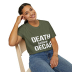 Death Before Decaf T-Shirt — Funny Coffee Lover Tee