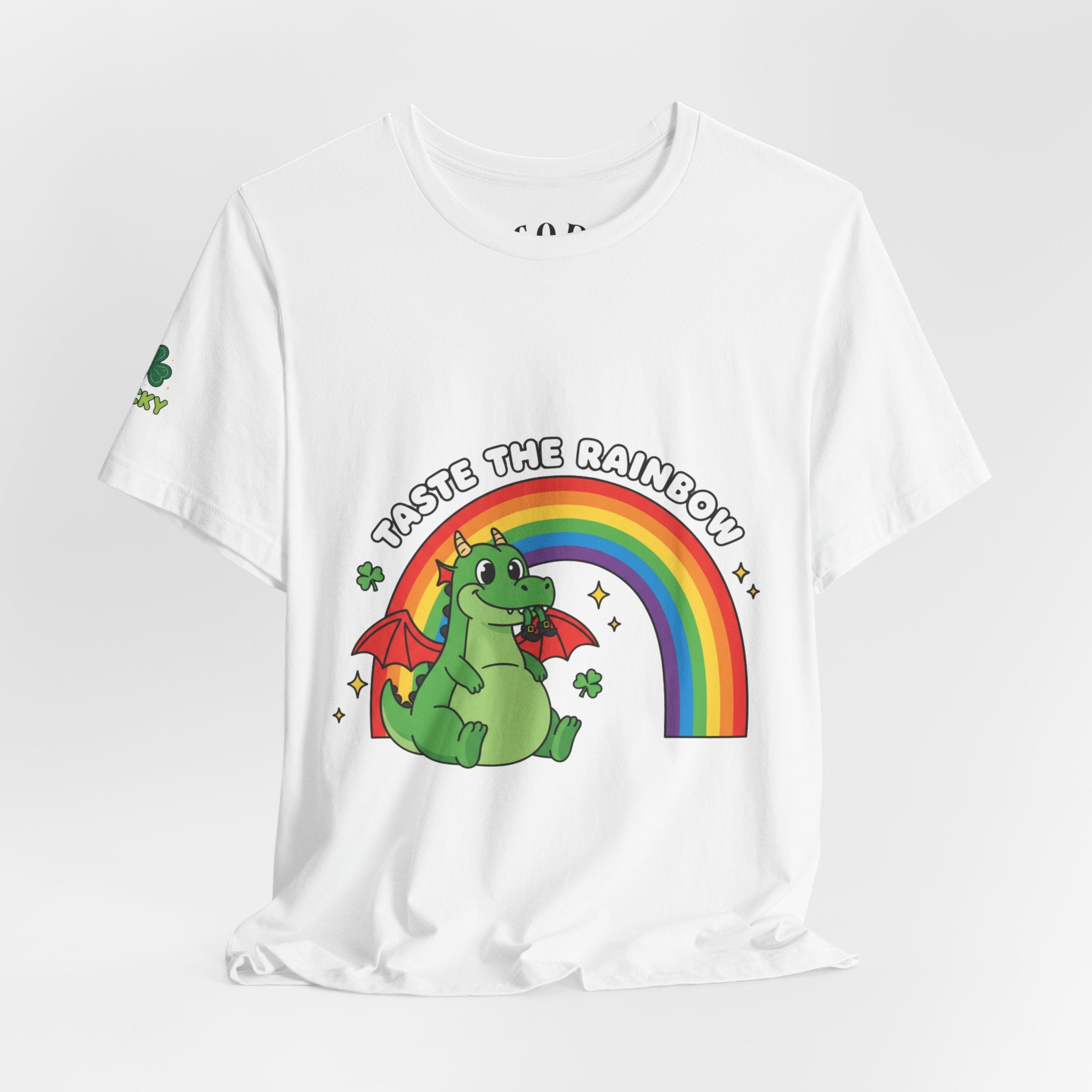 Taste the Rainbow dragon tee | Rainbow dragon graphic t-shirt