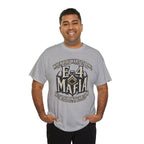 T-Shirt — "E-4 Mafia" Graphic Tee: "When You Want It Done, But You Don’t Care How" Vintage-Style Food Humor