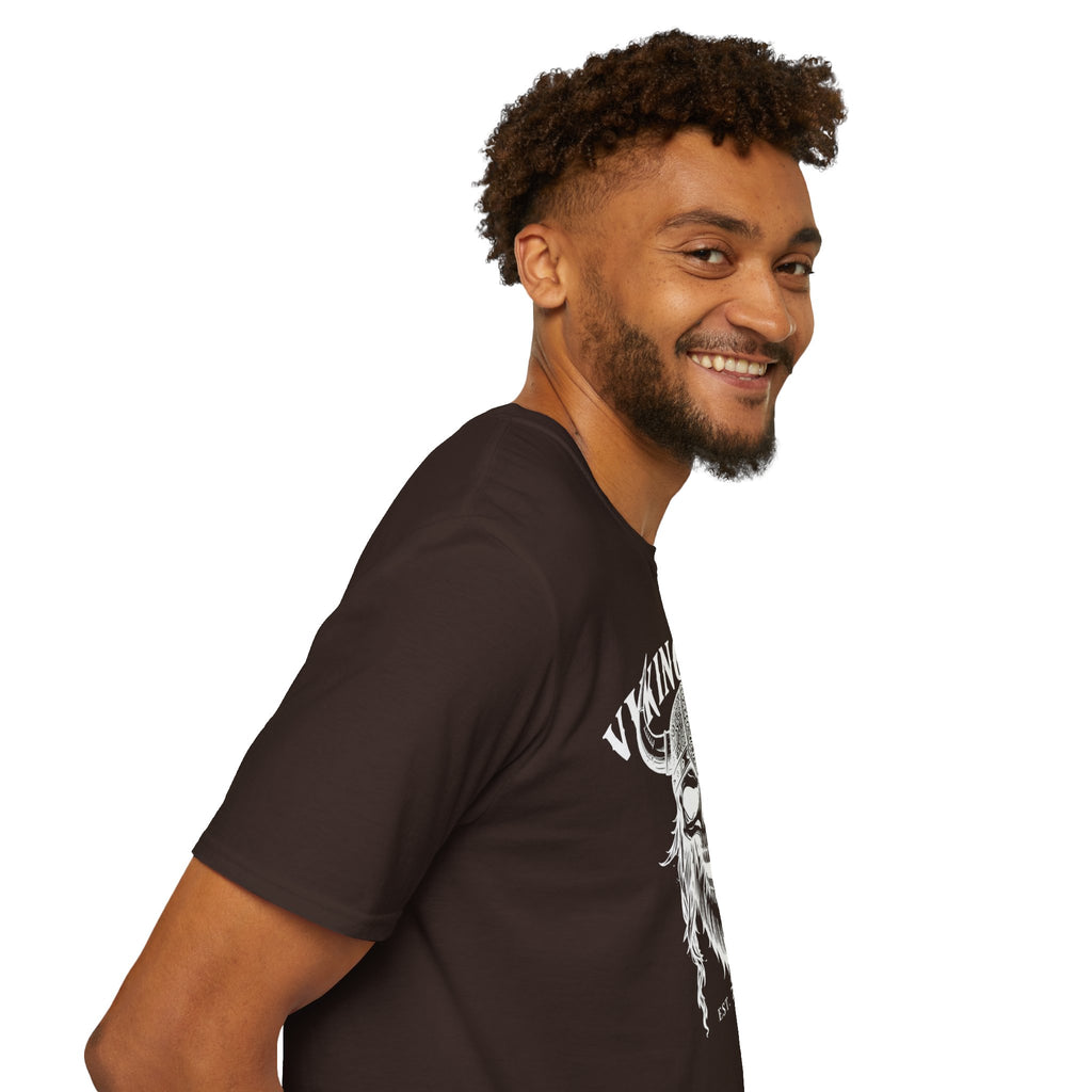 Viking Mode T-Shirt — Skull Horned Helmet Graphic