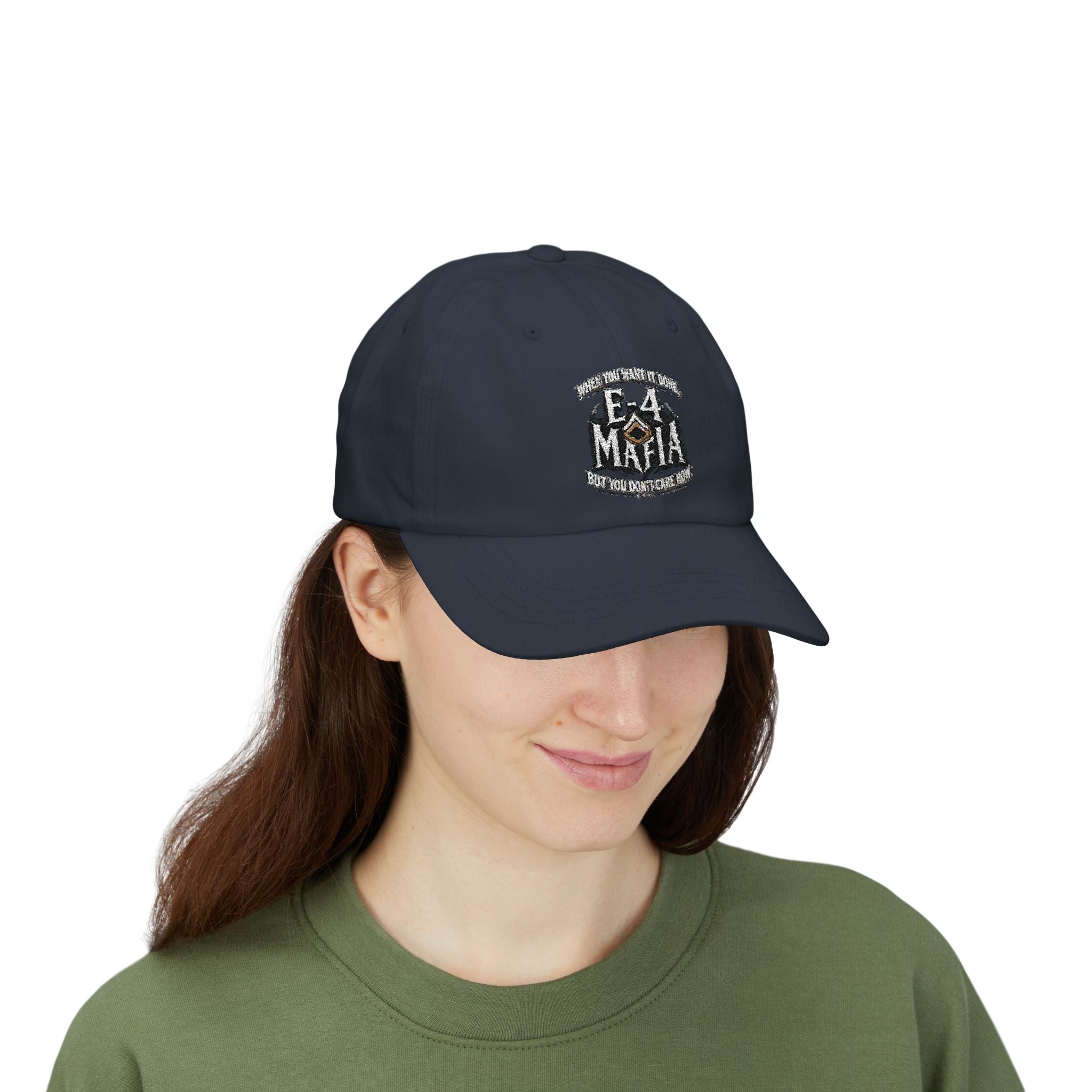 E-4 Mafia' Embroidered Classic Baseball Hat