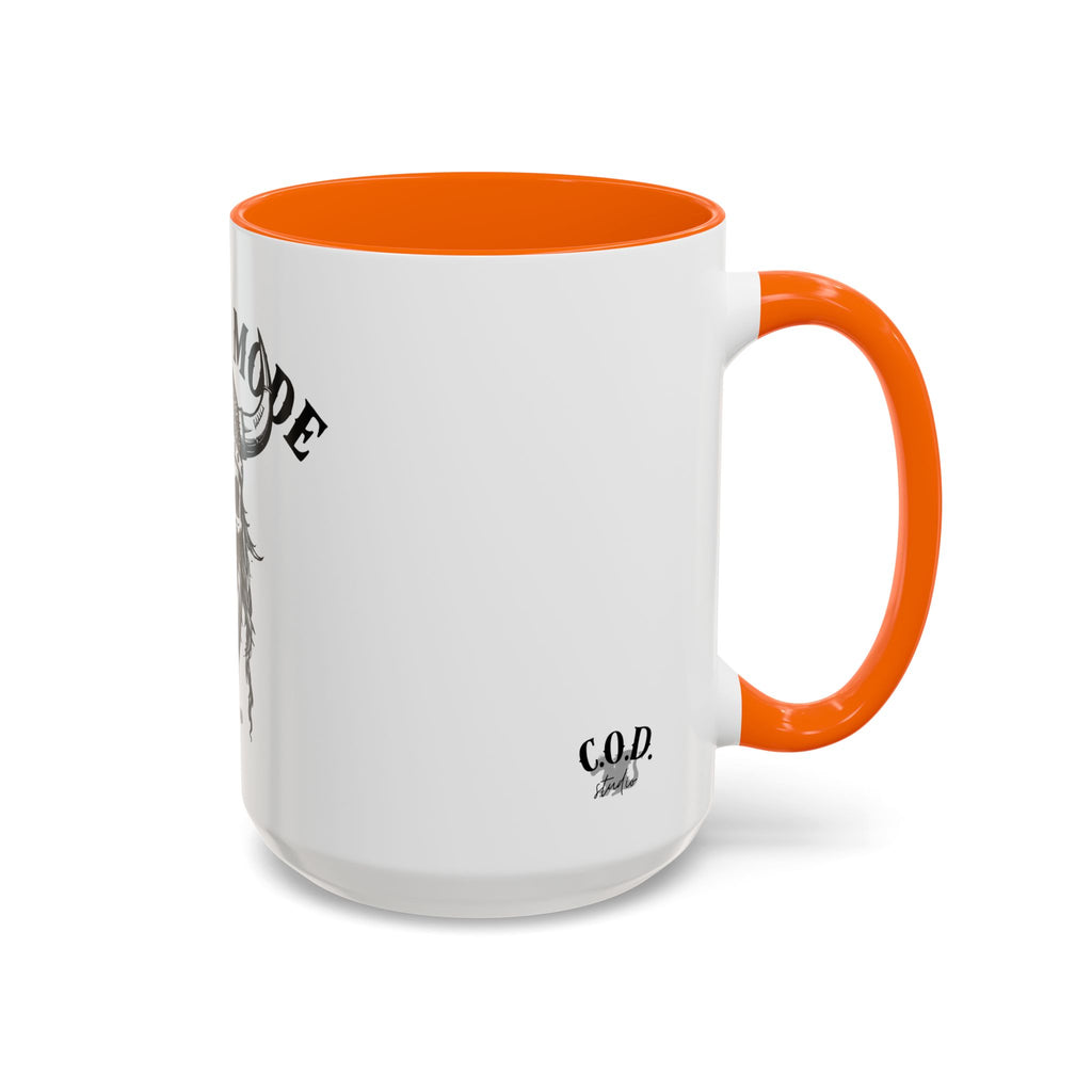 Viking Mode Skull Viking Mug | Accent Coffee Mug 11oz 15oz