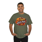 T-Shirt — "Ultimate Lock Pick" Fiery Logo Graphic Tee