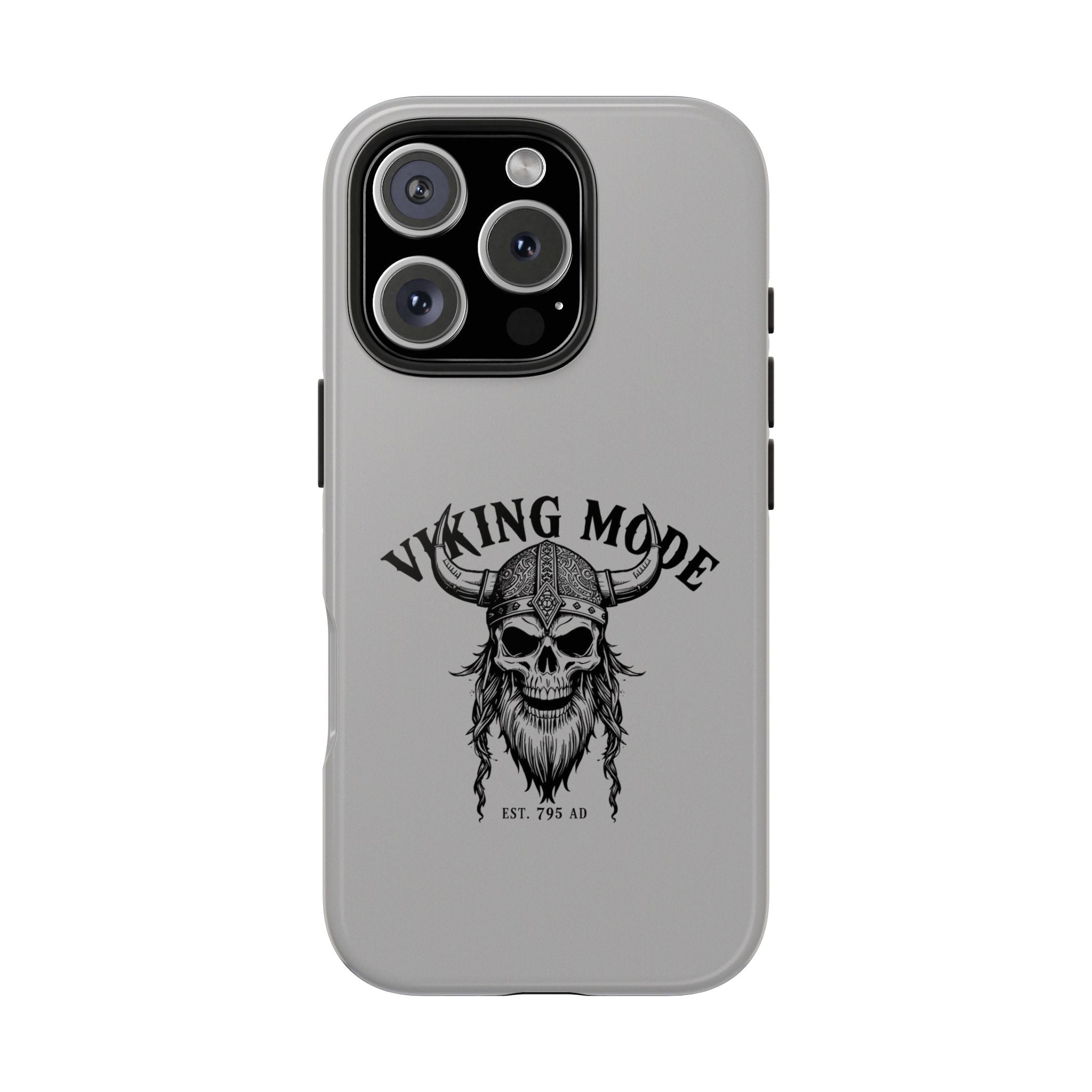 Viking Mode Skull Helmet phone case | Nordic warrior, est. 795 AD
