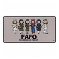 FAFO Desk Mat – Vintage Rosie & Women in Uniform Gaming/Office Mouse Pad ("Fuck Around and Find Out")
