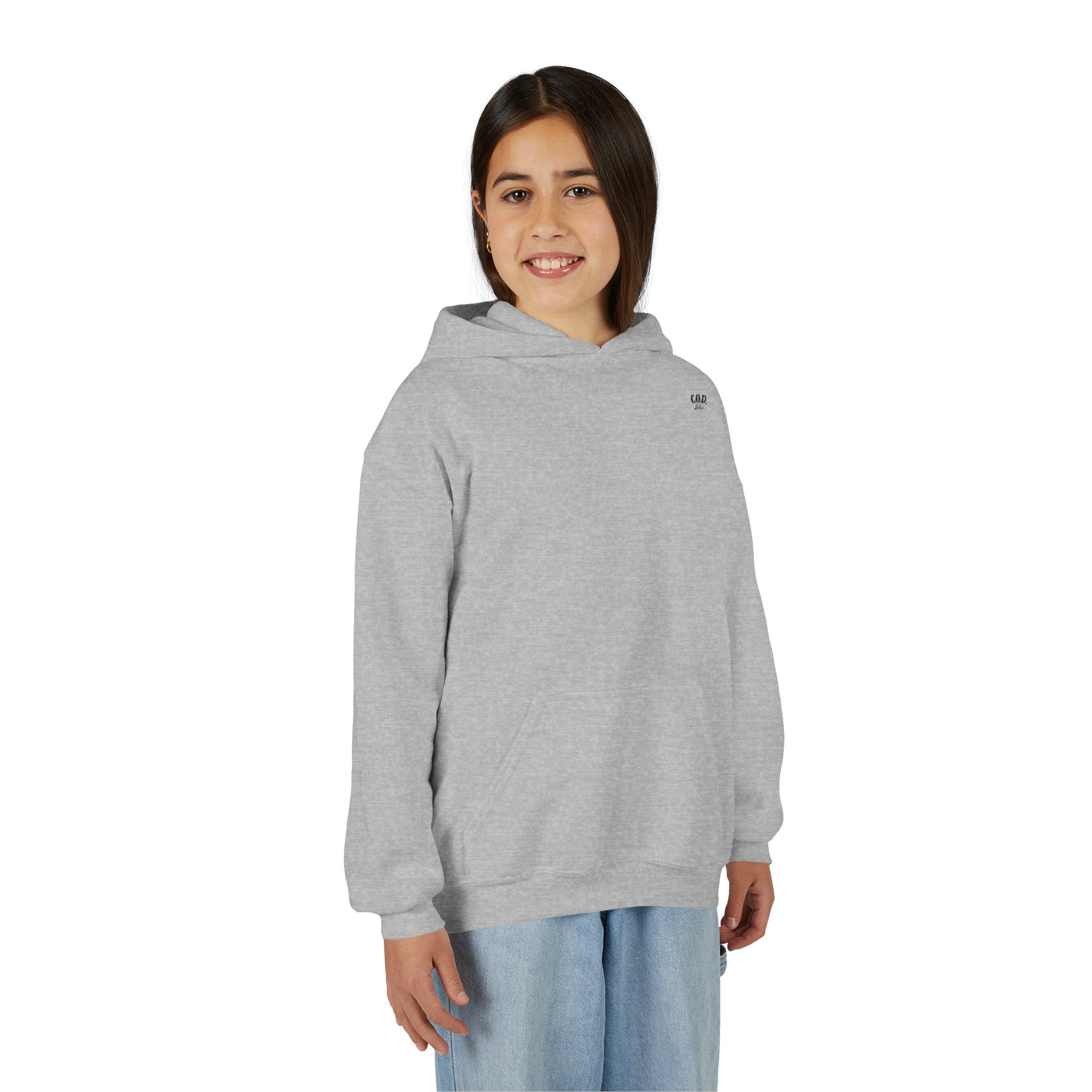 Viking Mode Skull with Horned Helmet Hoodie | Youth Hoodie