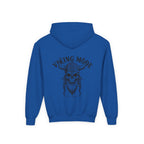 Viking Mode Skull with Horned Helmet Hoodie | Youth Hoodie