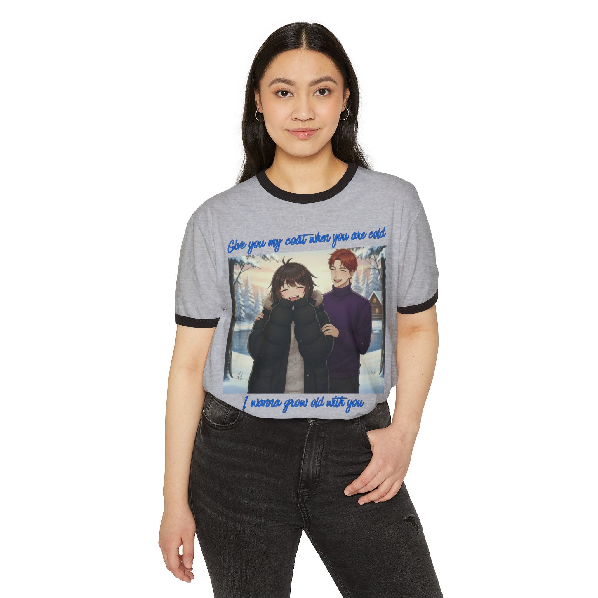 Give You My Coat When You Are Cold T-Shirt | I Wanna Grow Old With You | Wedding Singer