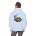 Mushroom Skull Hoodie — Gothic Mushroom Graveyard RIP Pullover