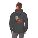 Mushroom Skull Hoodie — Gothic Mushroom Graveyard RIP Pullover