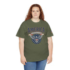 America Patriotic T‑Shirt – "America Celebrating 250 Years" Eagle Emblem