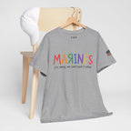 Marines Crayon Tee — “It’s okay, we can’t spell it either” Military Humor T-Shirt