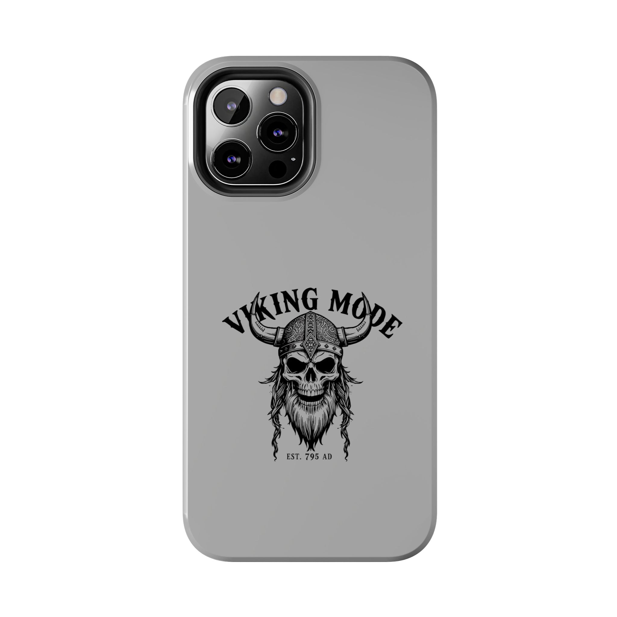 Viking Mode Skull Helmet phone case | Nordic warrior, est. 795 AD