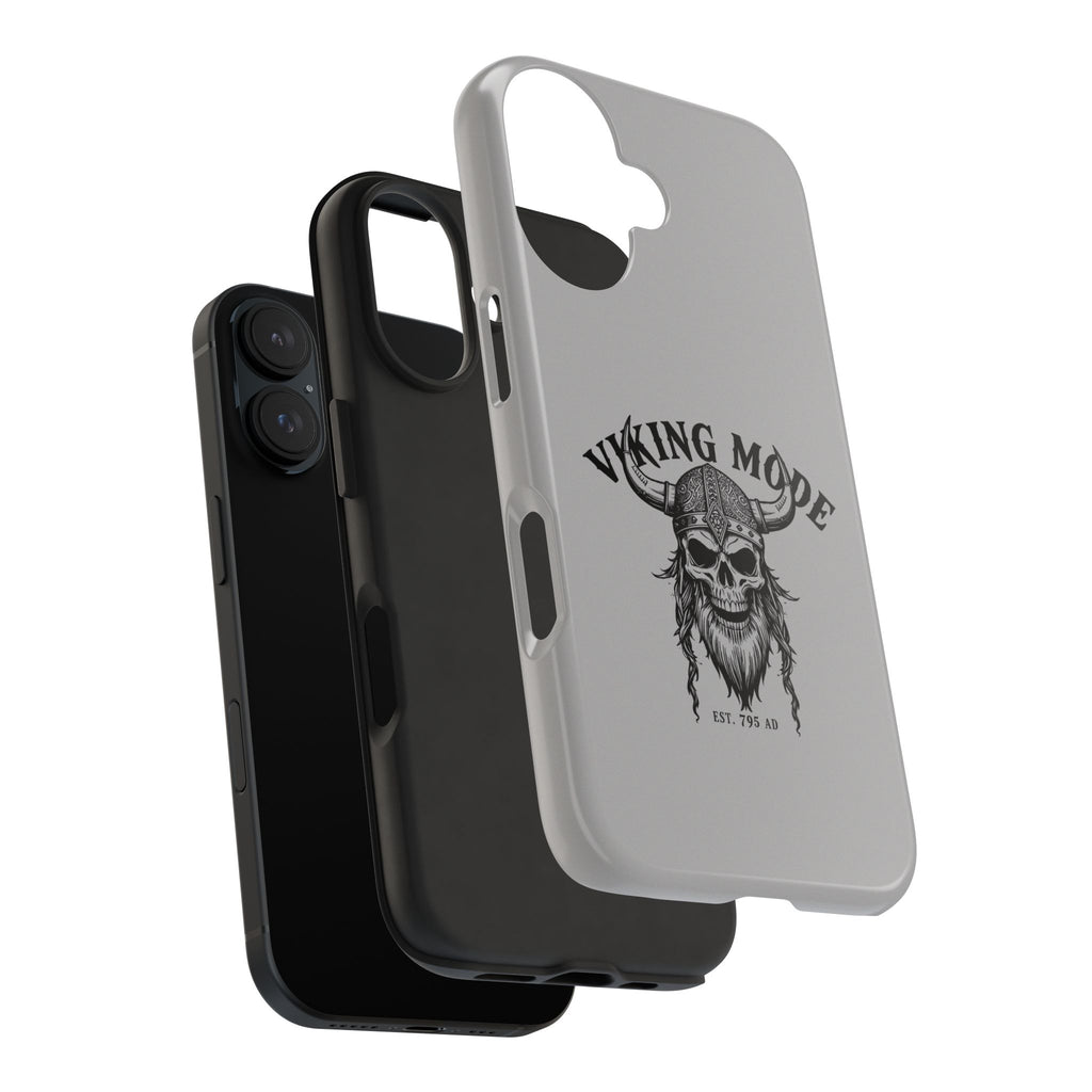 Viking Mode Skull Helmet phone case | Nordic warrior, est. 795 AD