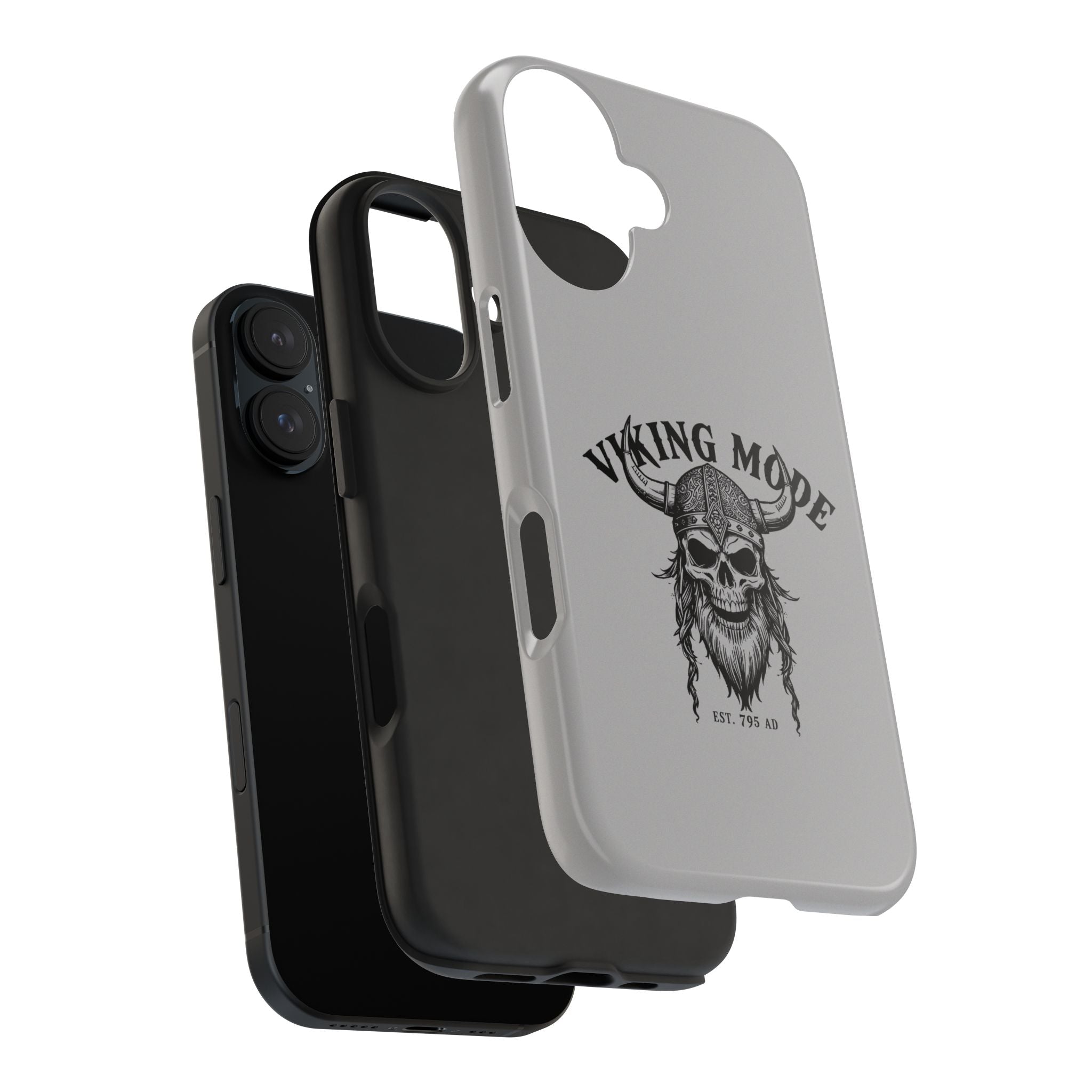 Viking Mode Skull Helmet phone case | Nordic warrior, est. 795 AD