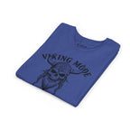 Viking Mode Youth T‑Shirt — Skull Horned Helmet Graphic Tee for Kids