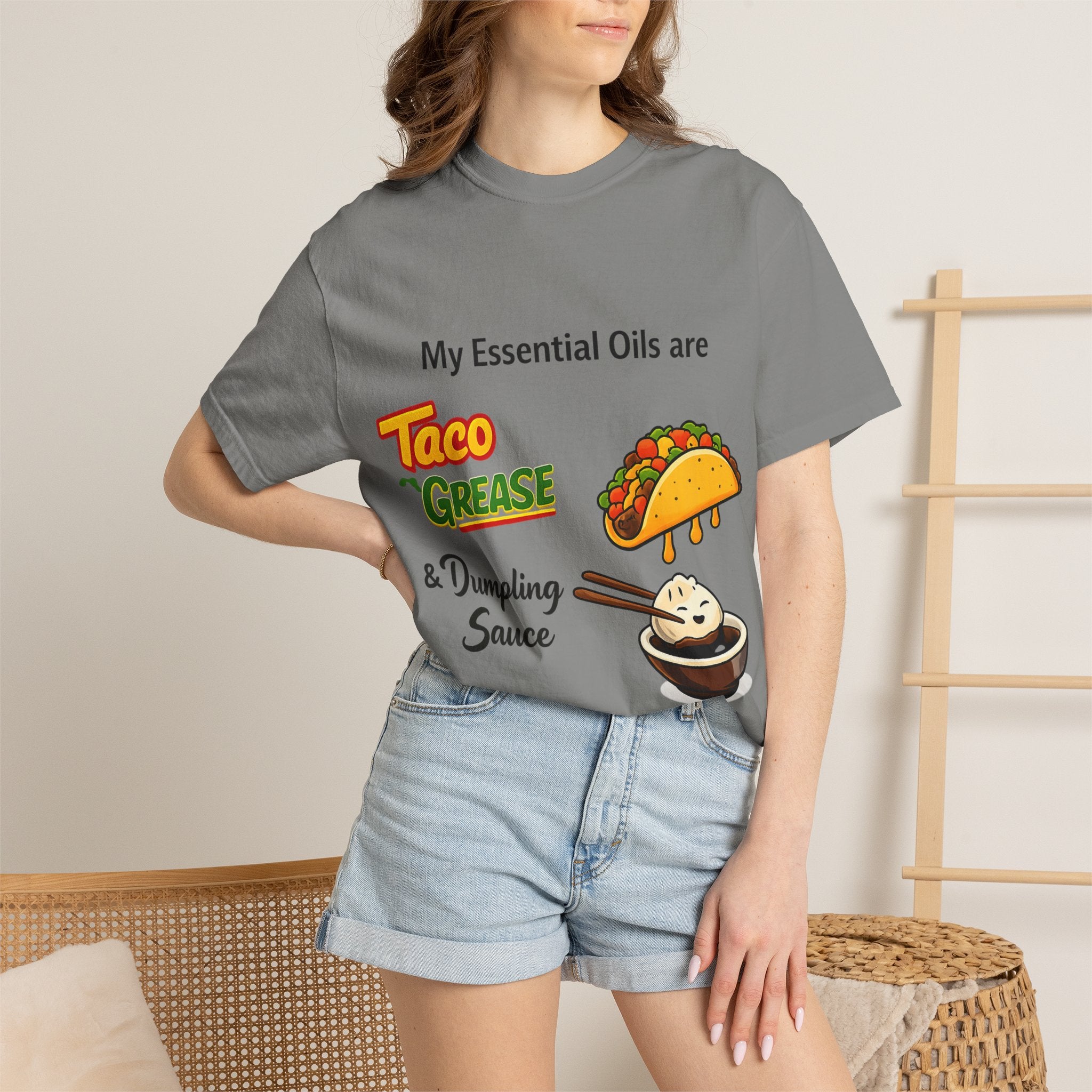Taco & Dumpling Sauce T-shirt | Funny Food Pun Tee