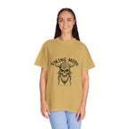 Viking Mode Skull Viking T-shirt | Norse Helmet Skull Graphic Tee