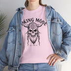 Viking Mode Skull Viking T-shirt | Norse Helmet Skull Graphic Tee