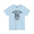 Viking Mode Skull Viking T-shirt | Norse Helmet Skull Graphic Tee