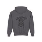 Viking Mode Skull with Horned Helmet Hoodie | Youth Hoodie