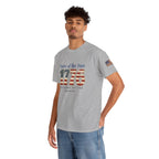 1776 American Flag Tee — "Home of the Free, Because of the Brave" Patriotic T-Shirt