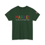 Marines Crayon Tee — “It’s okay, we can’t spell it either” Military Humor T-Shirt