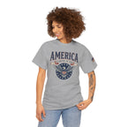 America Patriotic T‑Shirt – "America Celebrating 250 Years" Eagle Emblem