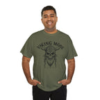 Viking Mode Skull Viking T-shirt | Norse Helmet Skull Graphic Tee