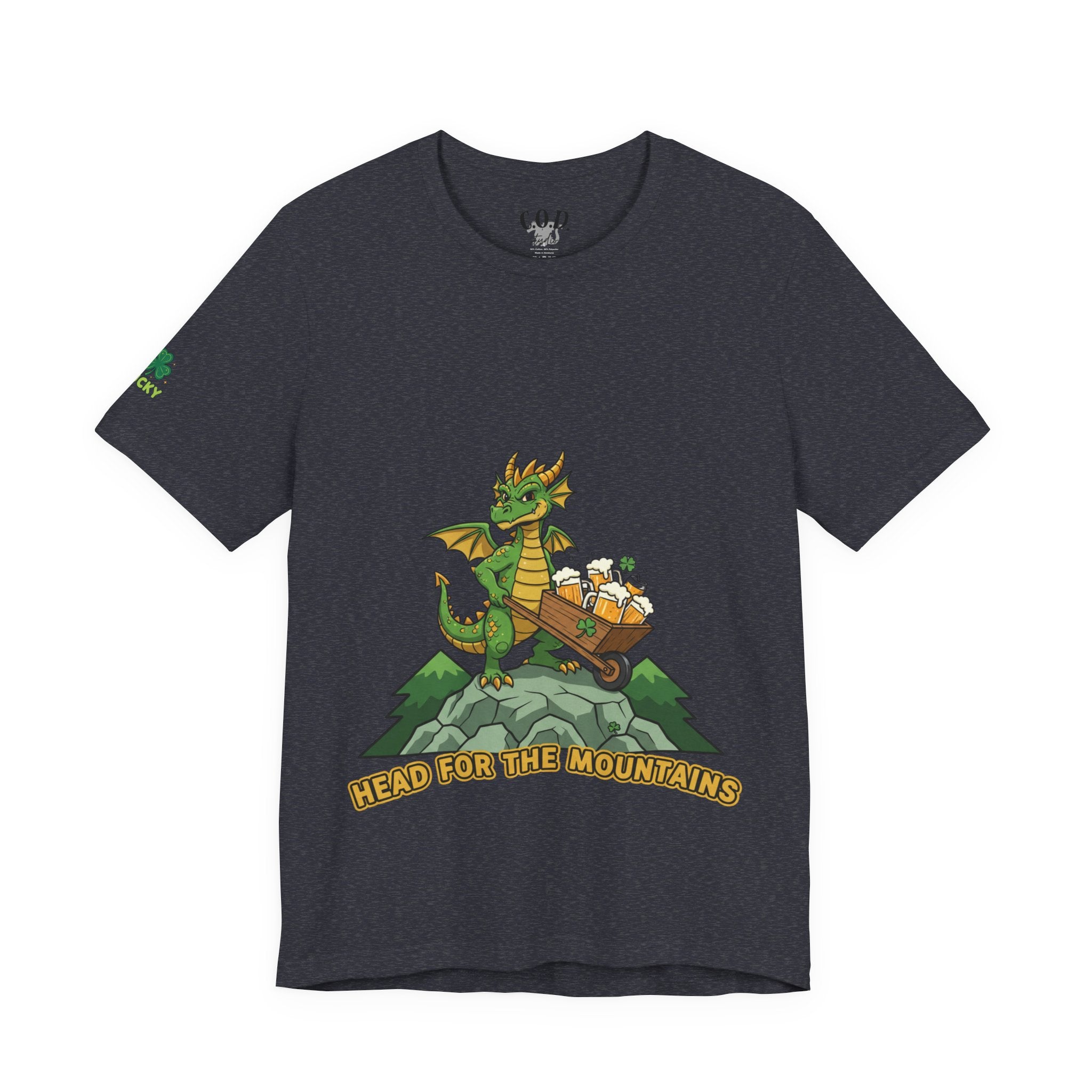 Dragon Hiking Cart tee | Head For The Mountains T-Shirt